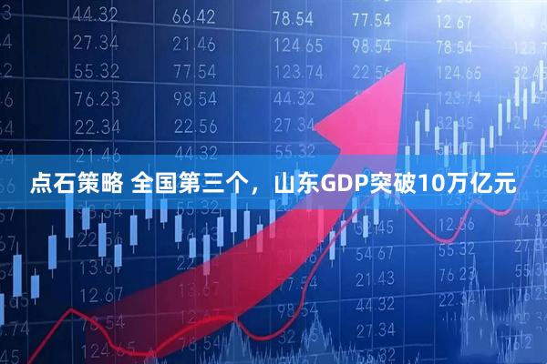 点石策略 全国第三个，山东GDP突破10万亿元